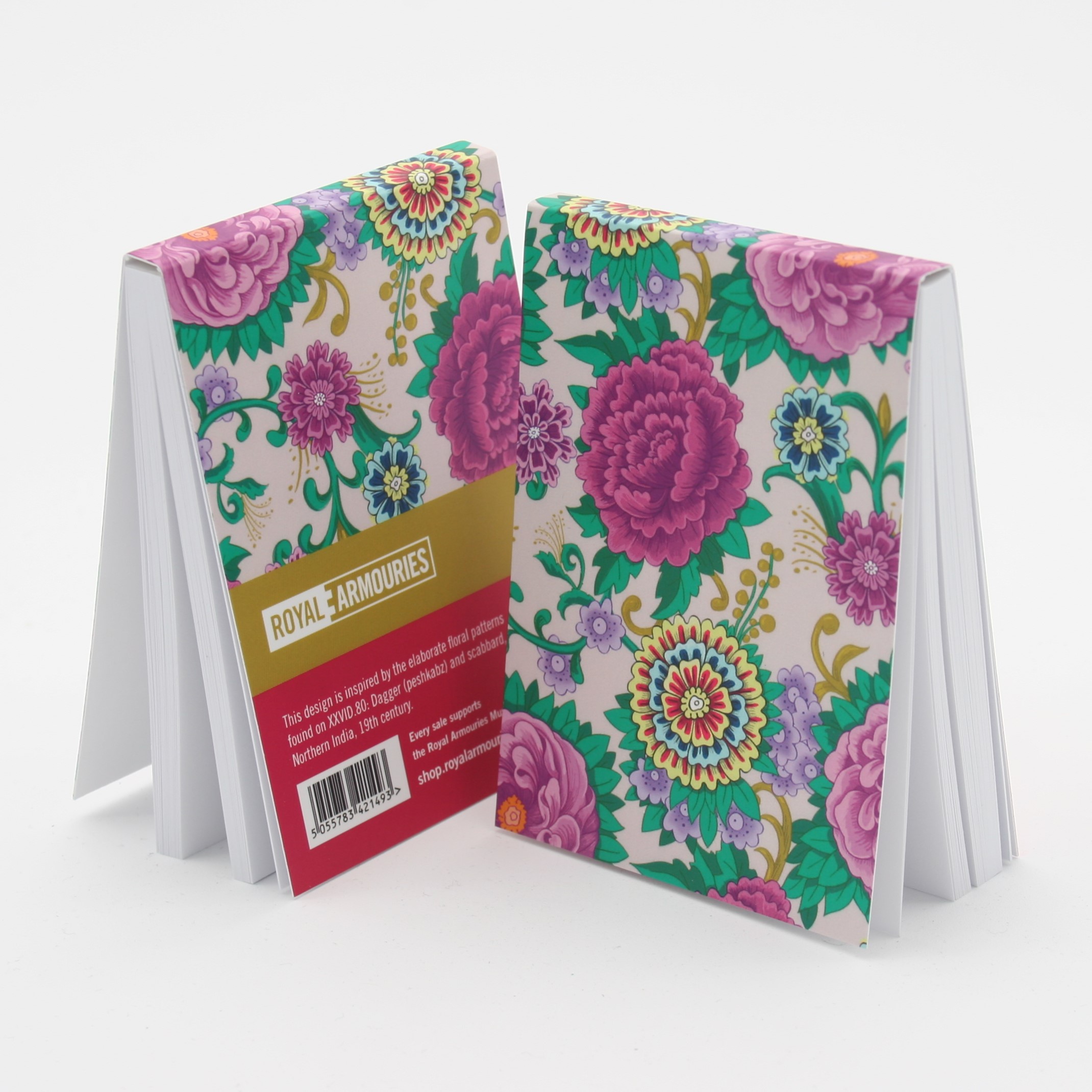 Floral pattern notebook