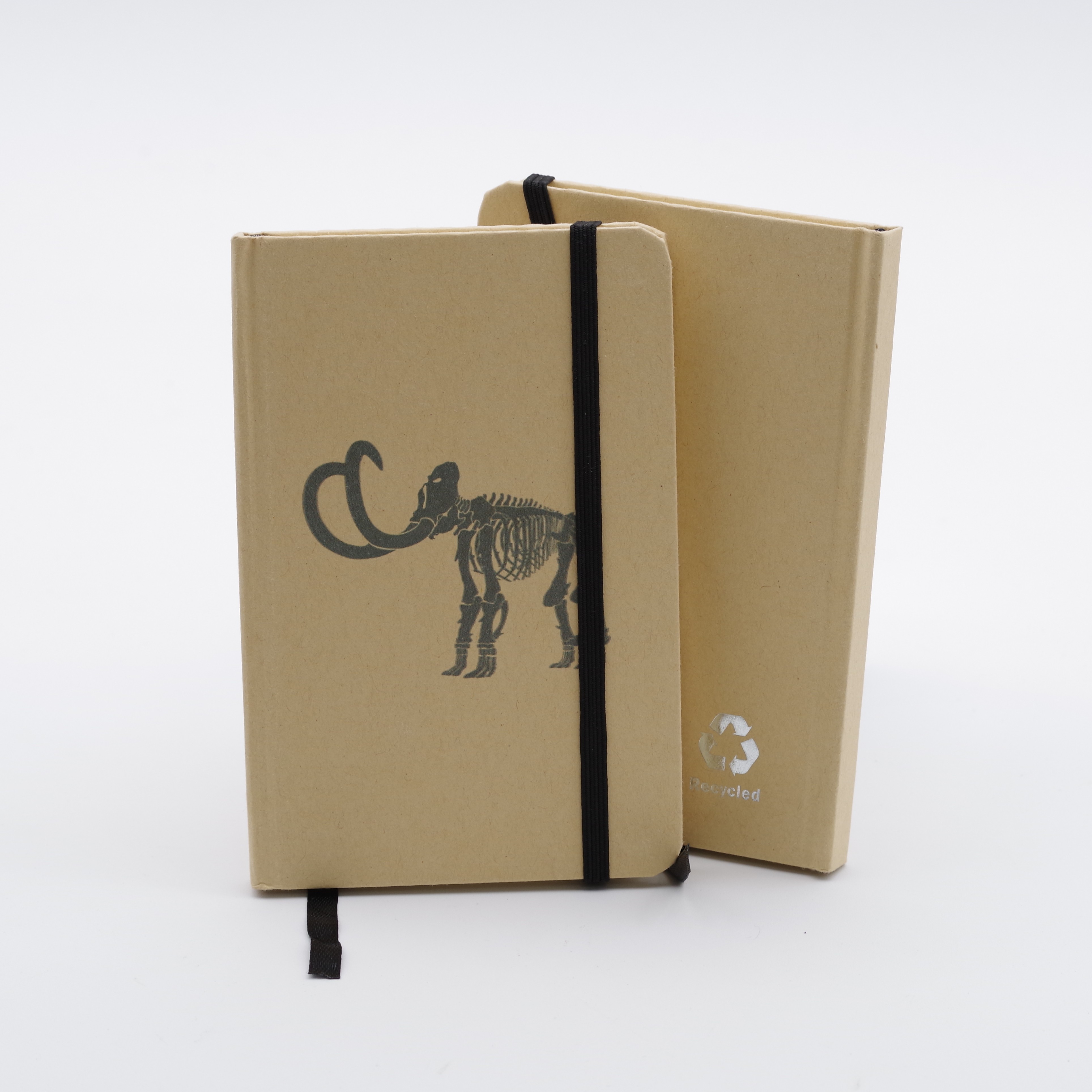 A6 Kraft recycled paper journal - single colour logo.