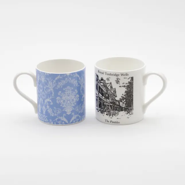 Mug, Bone china, Balmoral, 1 colour print
