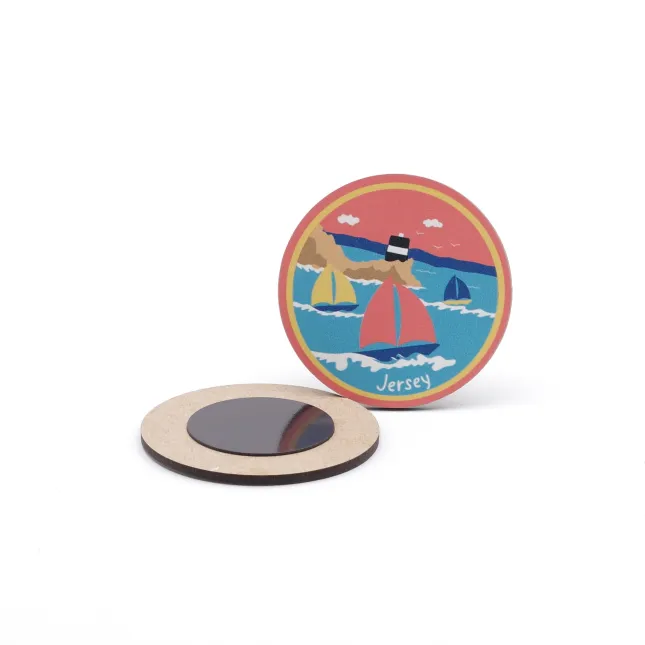 FSC® Wooden Fridge Magnet 50 x 50 mm