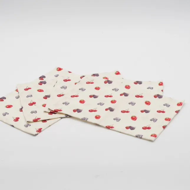 Set of 4 x A4 cotton placemats